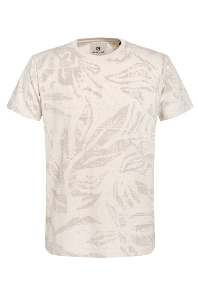 ALLOVER PRINT T SHIRT 155911 SAND